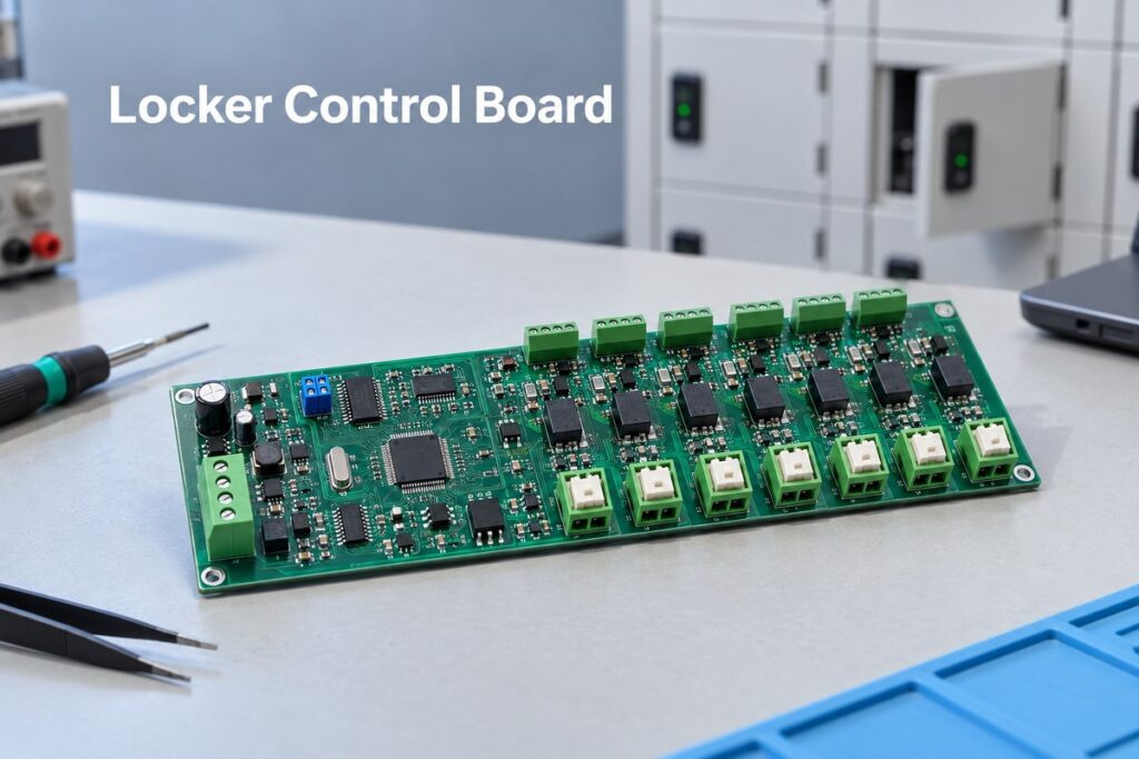 Locker Control Board for Multi-Door Smart Locker Systems